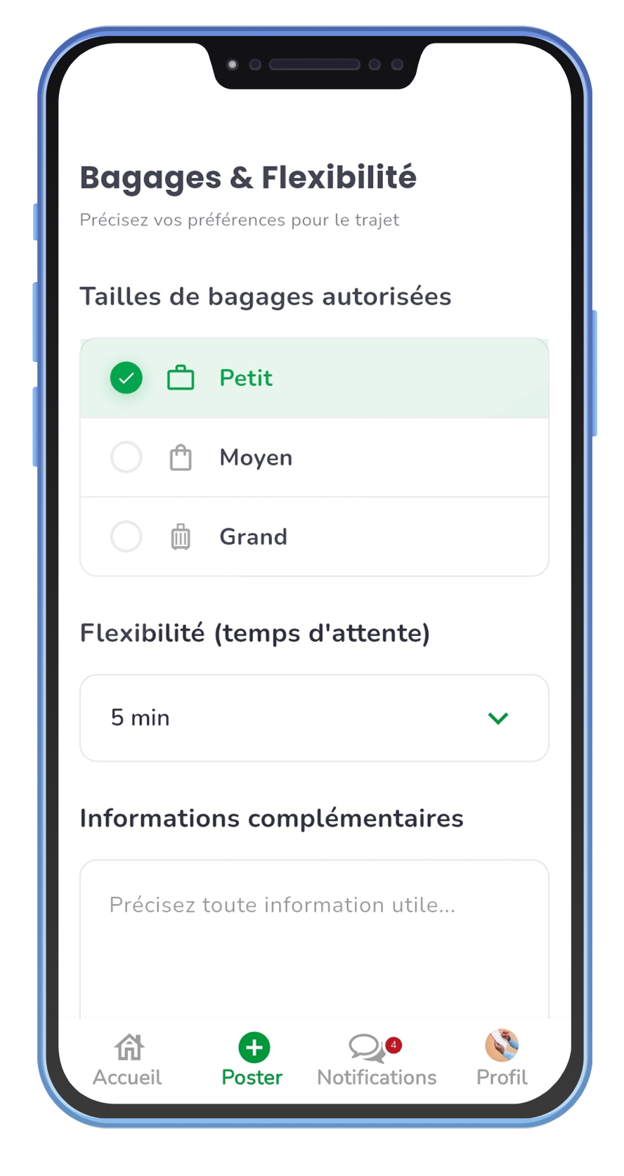 Bagages & Flexibilité